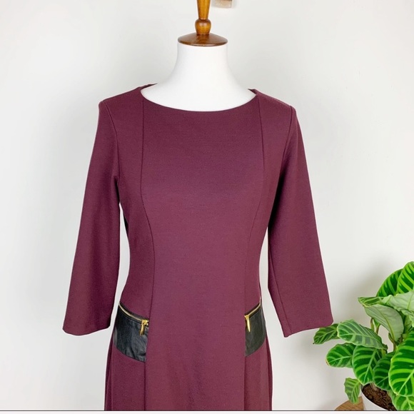 Zac & Rachel | 3/4 Sleeve Sheath Dress - Picture 4 of 8